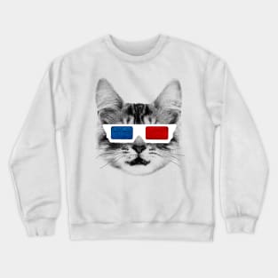 House cat 3d Crewneck Sweatshirt